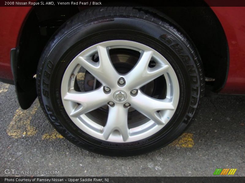 Venom Red Pearl / Black 2008 Nissan Rogue SL AWD