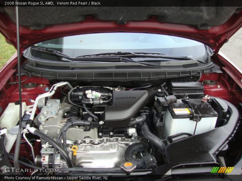 Venom Red Pearl / Black 2008 Nissan Rogue SL AWD