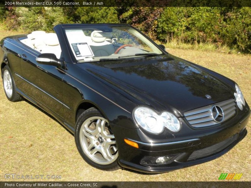 Black / Ash 2004 Mercedes-Benz CLK 500 Cabriolet