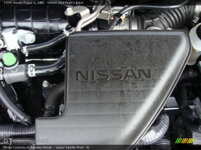 Venom Red Pearl / Black 2008 Nissan Rogue SL AWD