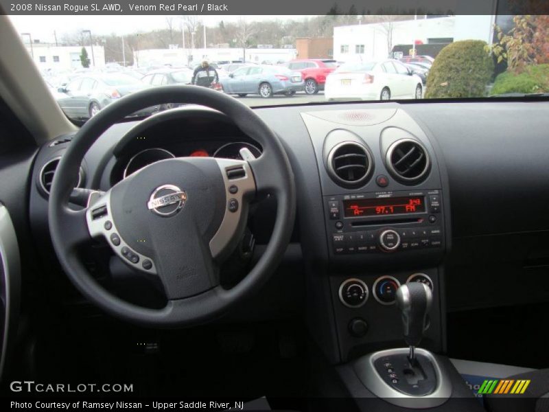 Venom Red Pearl / Black 2008 Nissan Rogue SL AWD