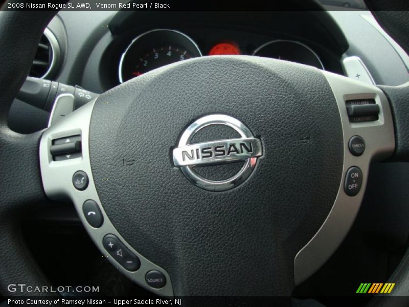 Venom Red Pearl / Black 2008 Nissan Rogue SL AWD