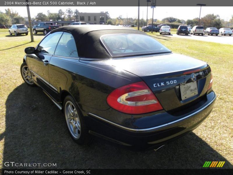 Black / Ash 2004 Mercedes-Benz CLK 500 Cabriolet