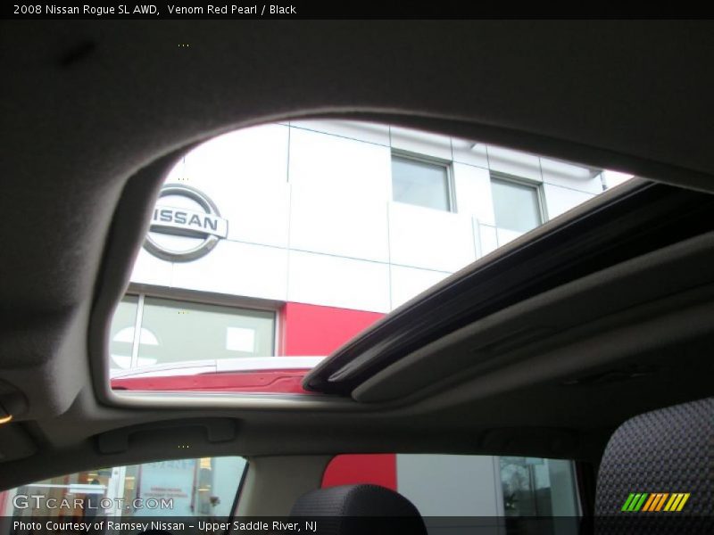 Venom Red Pearl / Black 2008 Nissan Rogue SL AWD