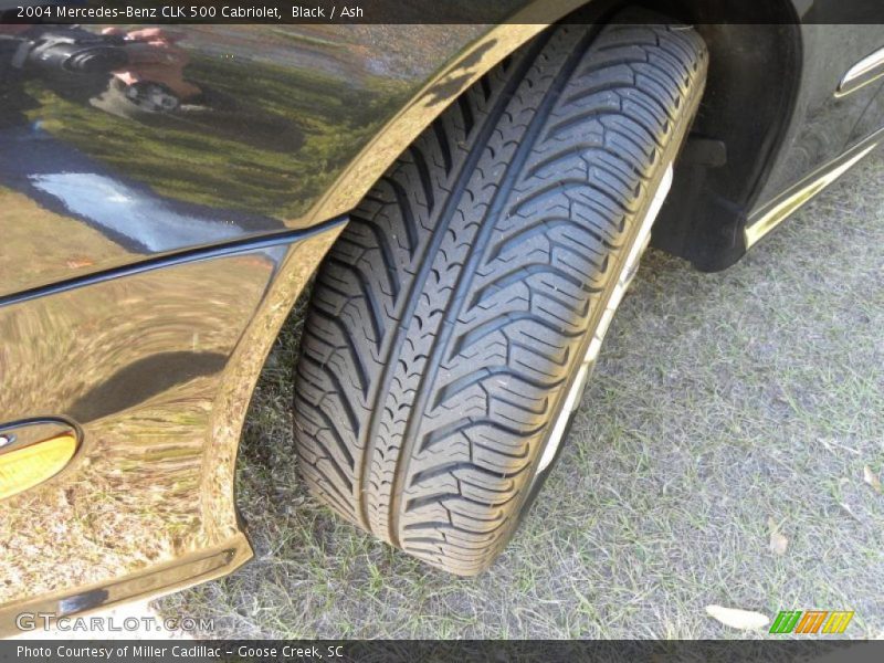 Black / Ash 2004 Mercedes-Benz CLK 500 Cabriolet