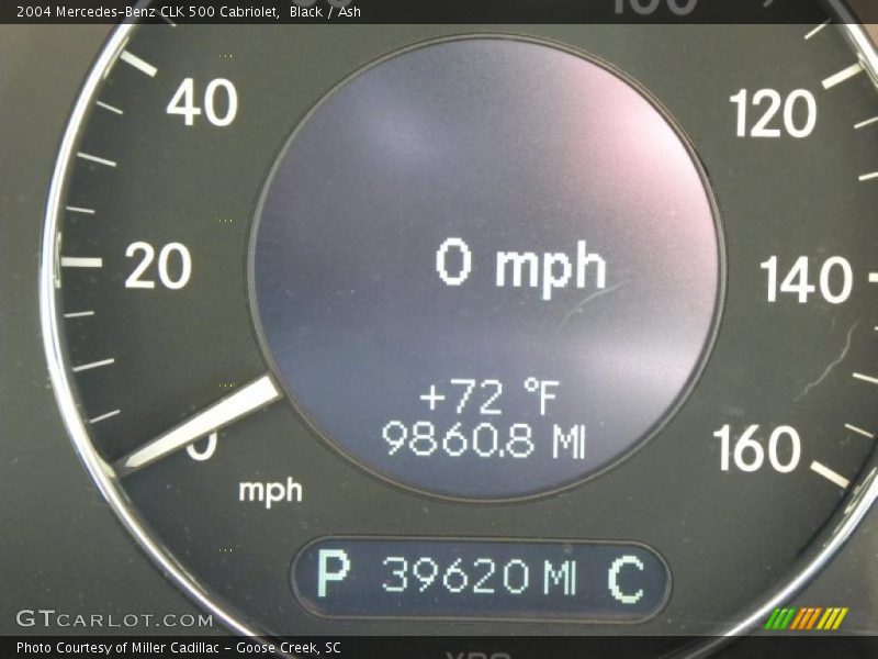 Black / Ash 2004 Mercedes-Benz CLK 500 Cabriolet