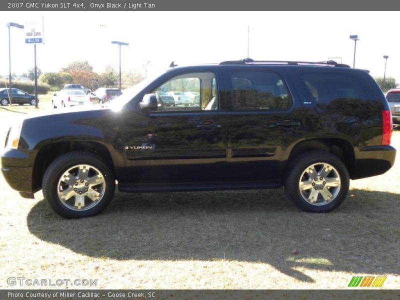 Onyx Black / Light Tan 2007 GMC Yukon SLT 4x4