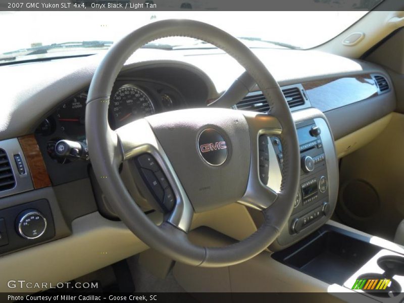 Onyx Black / Light Tan 2007 GMC Yukon SLT 4x4