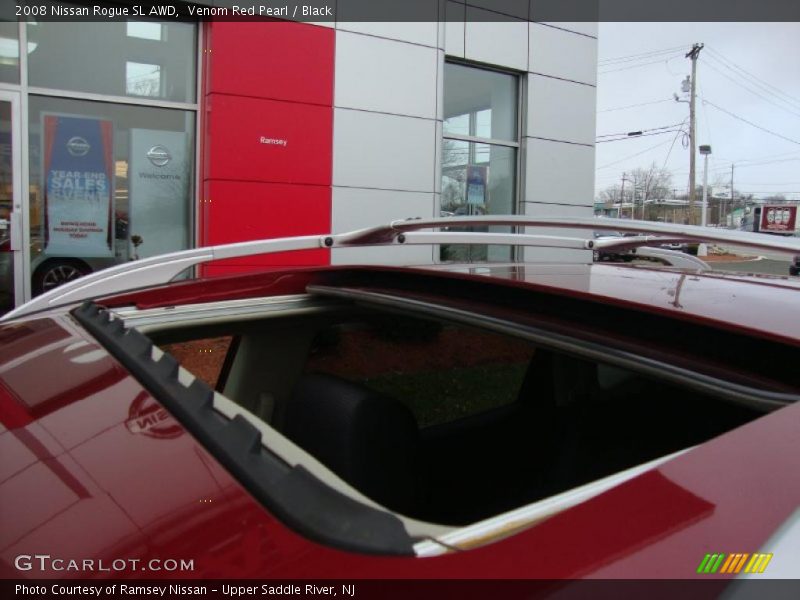 Venom Red Pearl / Black 2008 Nissan Rogue SL AWD