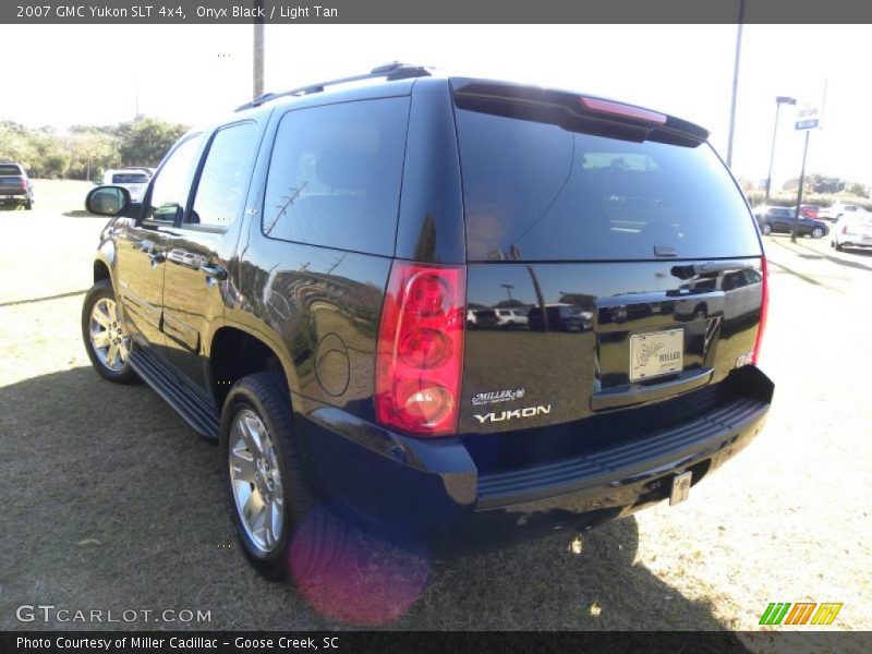 Onyx Black / Light Tan 2007 GMC Yukon SLT 4x4