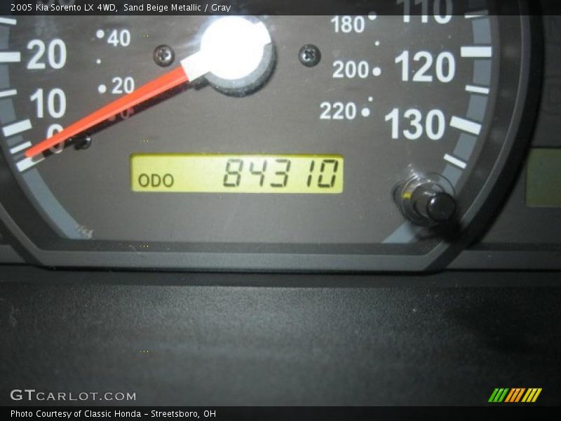 Sand Beige Metallic / Gray 2005 Kia Sorento LX 4WD