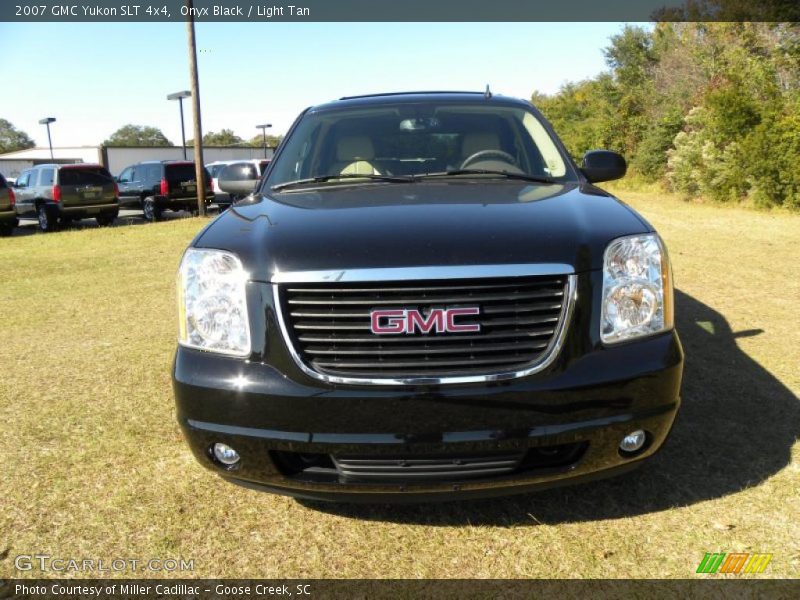 Onyx Black / Light Tan 2007 GMC Yukon SLT 4x4