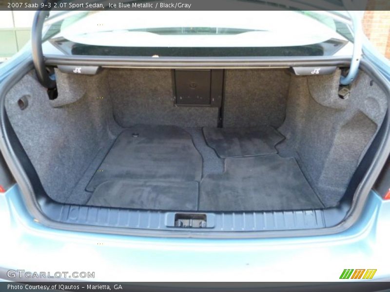Ice Blue Metallic / Black/Gray 2007 Saab 9-3 2.0T Sport Sedan