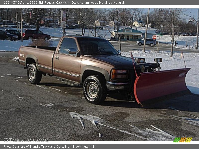Dark Autumnwood Metallic / Neutral 1994 GMC Sierra 2500 SLE Regular Cab 4x4