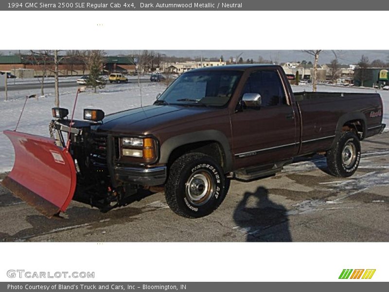 Dark Autumnwood Metallic / Neutral 1994 GMC Sierra 2500 SLE Regular Cab 4x4