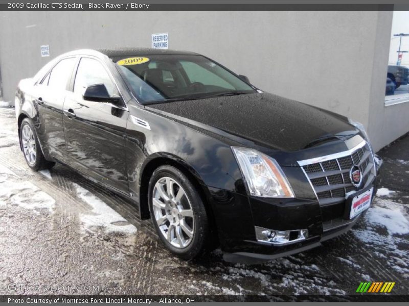Black Raven / Ebony 2009 Cadillac CTS Sedan