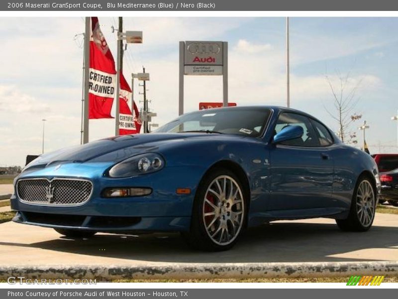 Blu Mediterraneo (Blue) / Nero (Black) 2006 Maserati GranSport Coupe