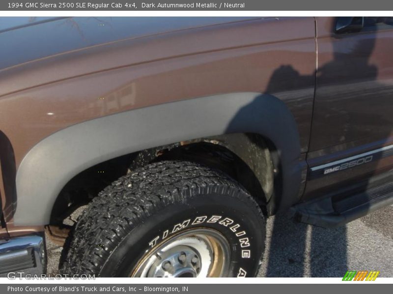 Dark Autumnwood Metallic / Neutral 1994 GMC Sierra 2500 SLE Regular Cab 4x4