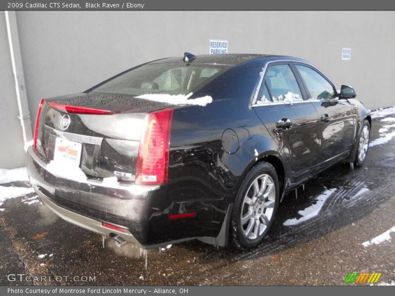 Black Raven / Ebony 2009 Cadillac CTS Sedan