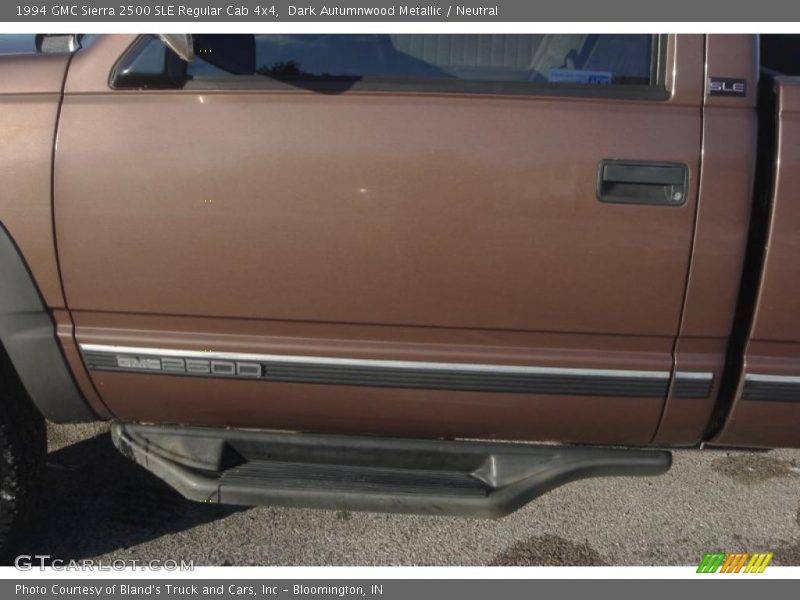 Dark Autumnwood Metallic / Neutral 1994 GMC Sierra 2500 SLE Regular Cab 4x4