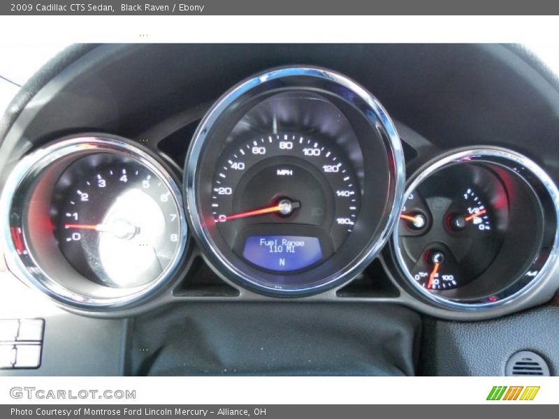 Black Raven / Ebony 2009 Cadillac CTS Sedan