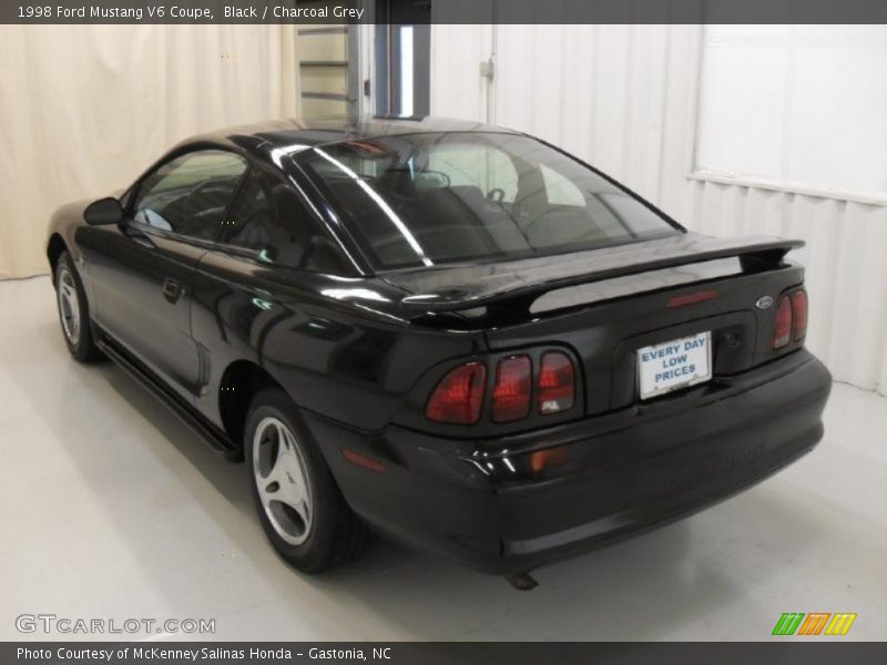 Black / Charcoal Grey 1998 Ford Mustang V6 Coupe