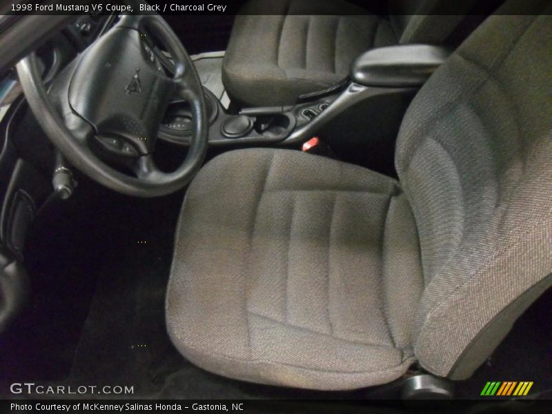Black / Charcoal Grey 1998 Ford Mustang V6 Coupe