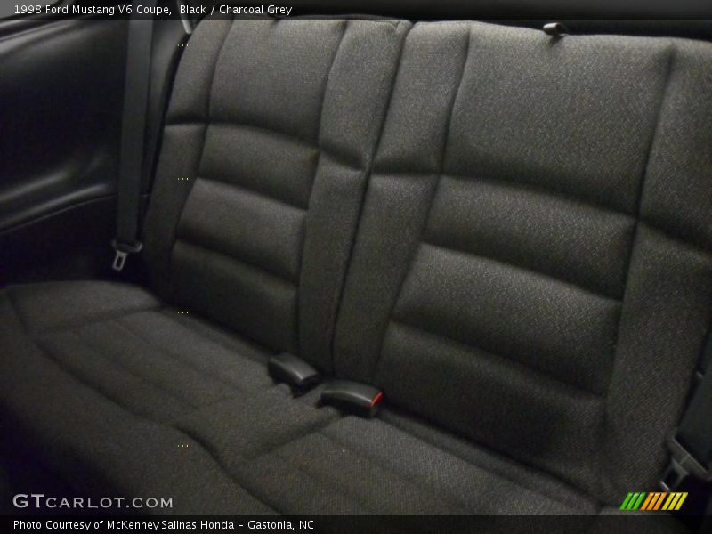 Black / Charcoal Grey 1998 Ford Mustang V6 Coupe