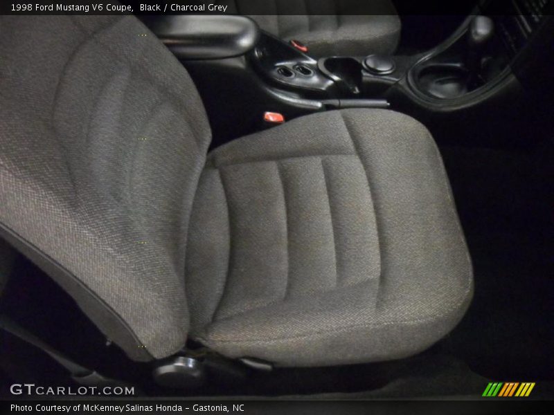 Black / Charcoal Grey 1998 Ford Mustang V6 Coupe