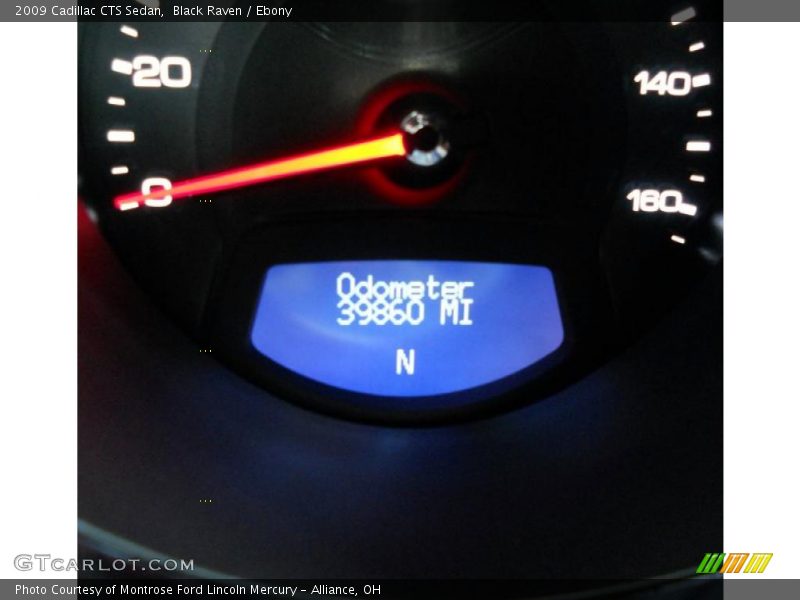 Black Raven / Ebony 2009 Cadillac CTS Sedan