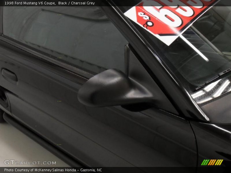 Black / Charcoal Grey 1998 Ford Mustang V6 Coupe