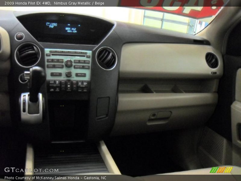 Nimbus Gray Metallic / Beige 2009 Honda Pilot EX 4WD