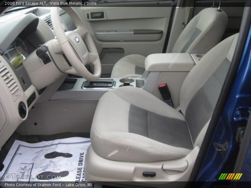 Vista Blue Metallic / Stone 2008 Ford Escape XLT