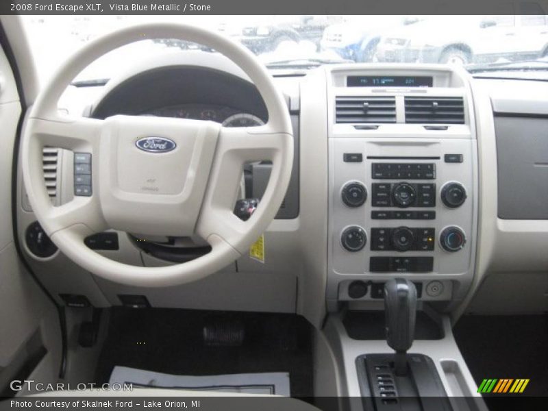Vista Blue Metallic / Stone 2008 Ford Escape XLT
