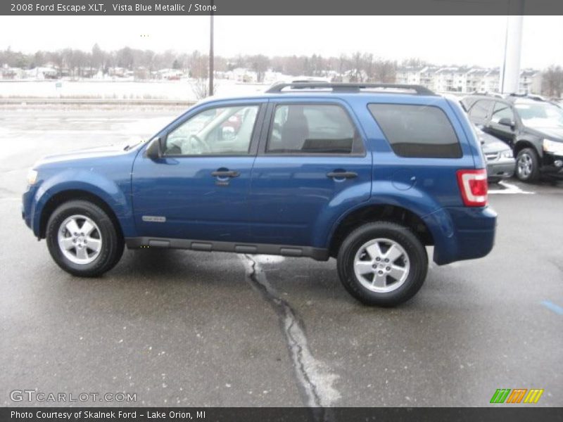 Vista Blue Metallic / Stone 2008 Ford Escape XLT