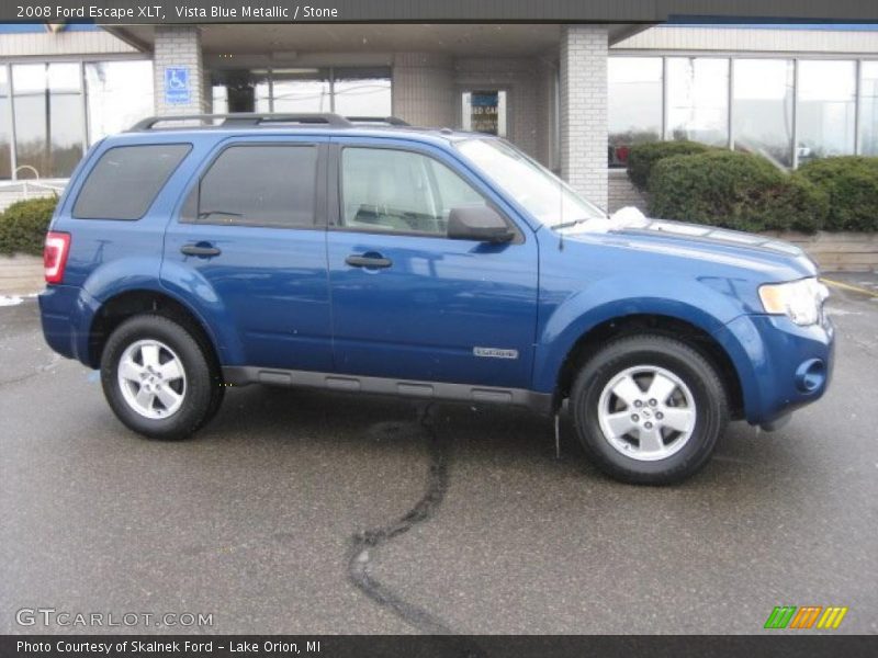 Vista Blue Metallic / Stone 2008 Ford Escape XLT