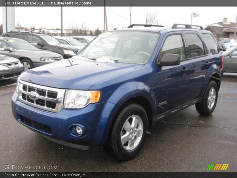 Vista Blue Metallic / Stone 2008 Ford Escape XLT