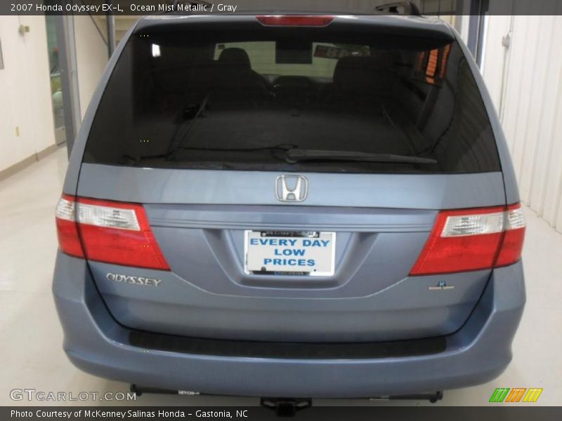 Ocean Mist Metallic / Gray 2007 Honda Odyssey EX-L