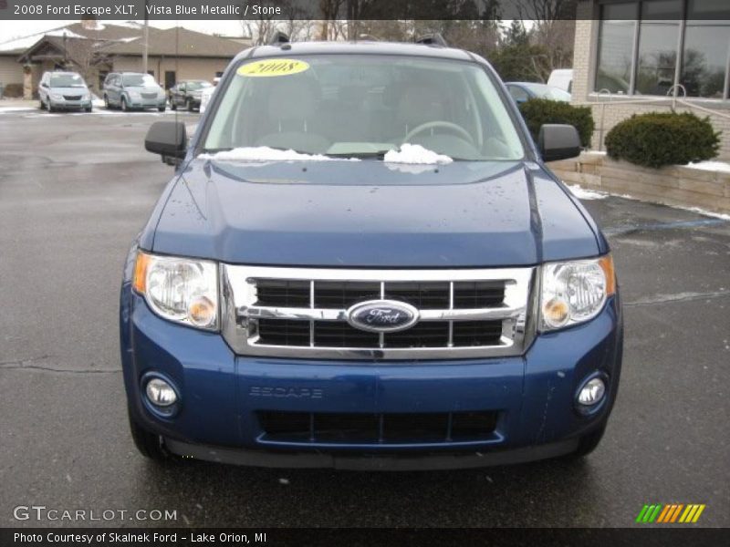 Vista Blue Metallic / Stone 2008 Ford Escape XLT