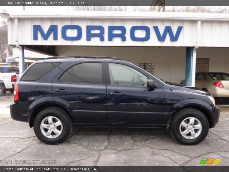 Midnight Blue / Beige 2008 Kia Sorento LX 4x4