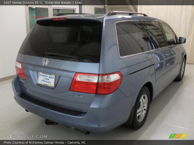 Ocean Mist Metallic / Gray 2007 Honda Odyssey EX-L