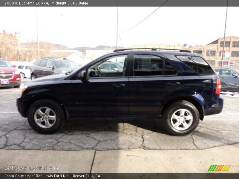 Midnight Blue / Beige 2008 Kia Sorento LX 4x4