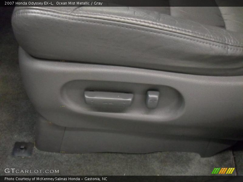 Ocean Mist Metallic / Gray 2007 Honda Odyssey EX-L