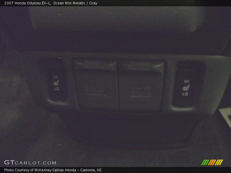 Ocean Mist Metallic / Gray 2007 Honda Odyssey EX-L