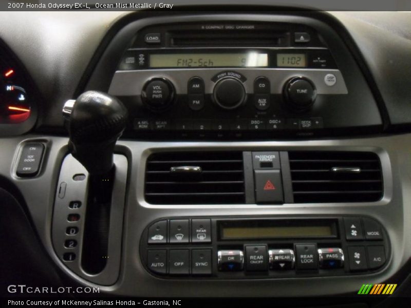 Ocean Mist Metallic / Gray 2007 Honda Odyssey EX-L