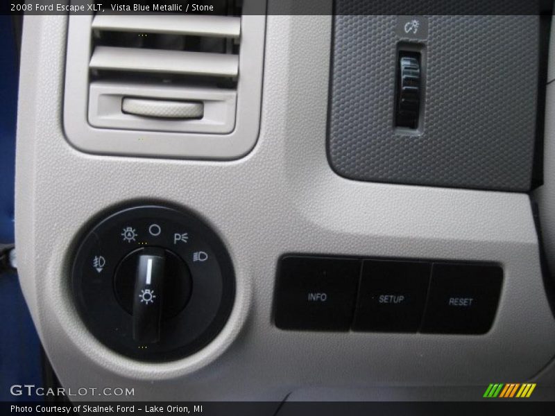 Vista Blue Metallic / Stone 2008 Ford Escape XLT