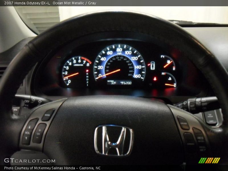 Ocean Mist Metallic / Gray 2007 Honda Odyssey EX-L