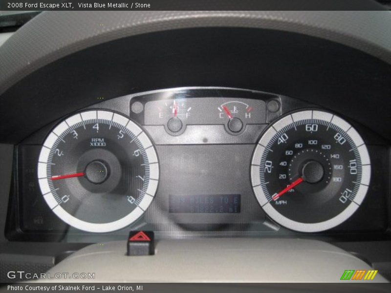 Vista Blue Metallic / Stone 2008 Ford Escape XLT