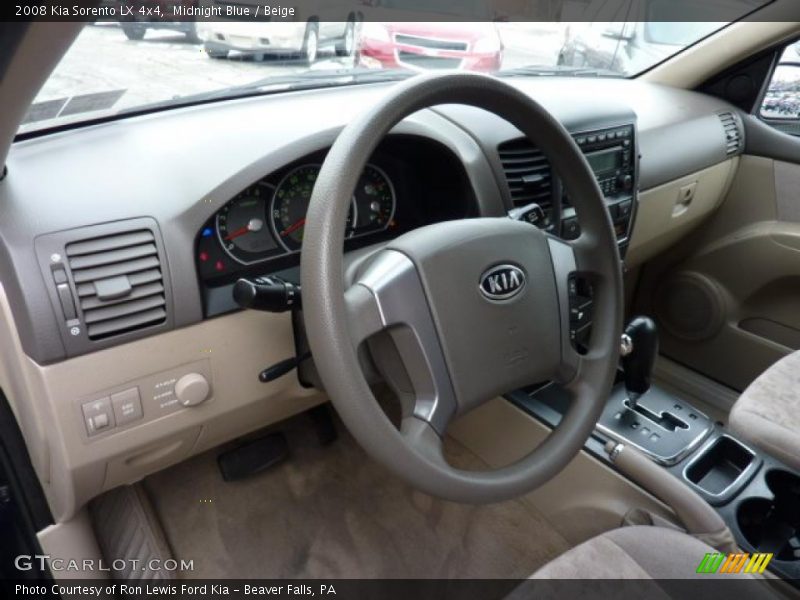 Midnight Blue / Beige 2008 Kia Sorento LX 4x4