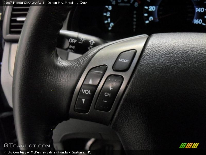 Ocean Mist Metallic / Gray 2007 Honda Odyssey EX-L
